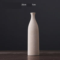 Modern Simple Ceramic Flower Arrangement Vase American Style