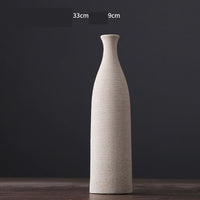 Modern Simple Ceramic Flower Arrangement Vase American Style