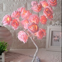 LED Tree Lamp Rose Small Tree Lamp Modeling Lamp Table Lamp