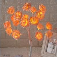 LED Tree Lamp Rose Small Tree Lamp Modeling Lamp Table Lamp