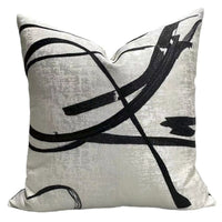 Simple Tea Room Throw Pillow Cover Linen