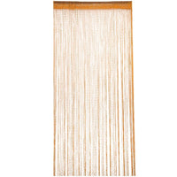 Monochrome Flat Silver Linear Door Curtain