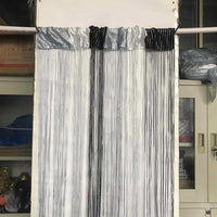 Shiny Tassel-Line Curtains Living Room String Curtain Window
